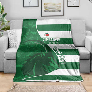 Zimbabwe Rugby Custom Blanket Sables 3rd Champions Proud - African Pride