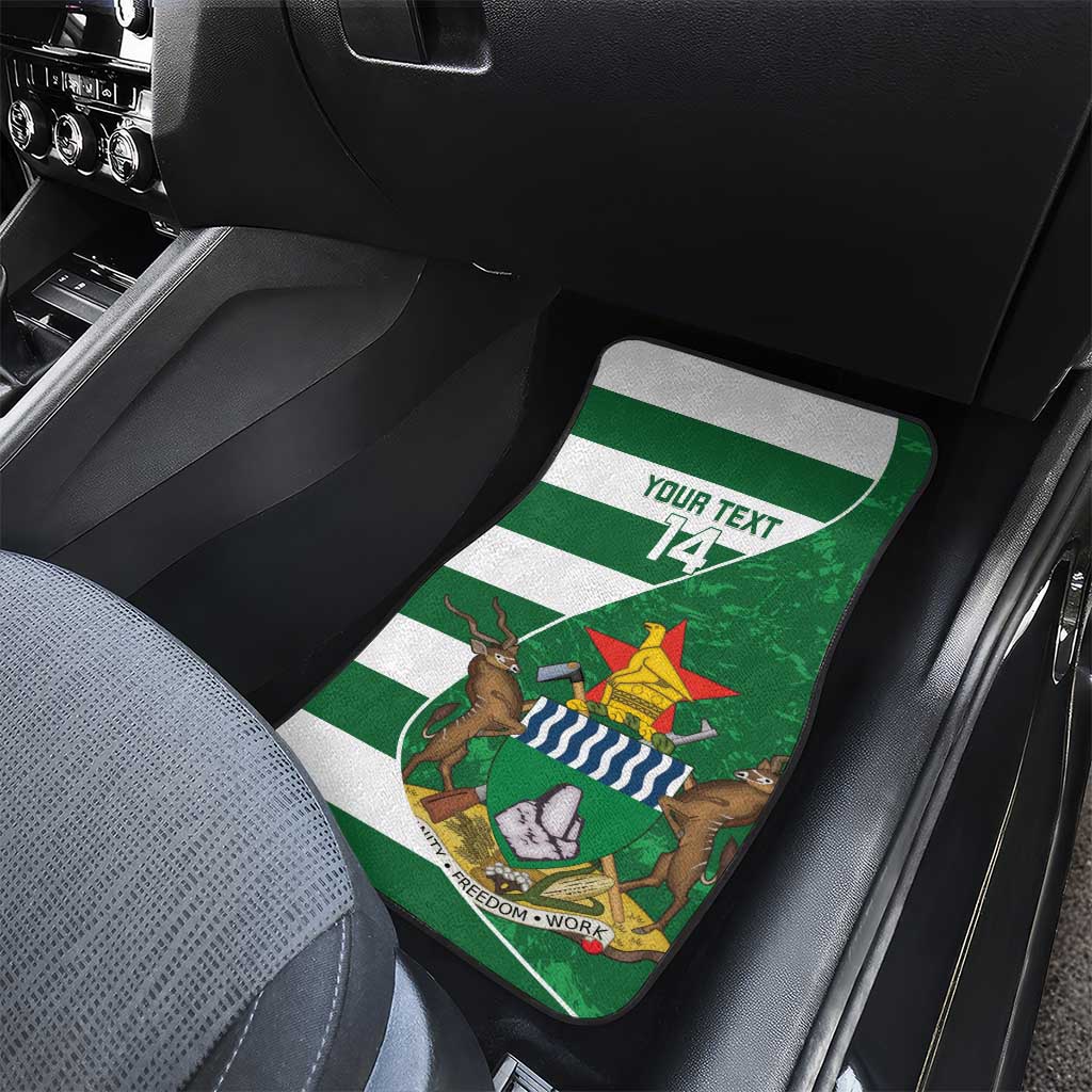 Zimbabwe Rugby Custom Car Mats Sables 3rd Champions Proud - African Pride
