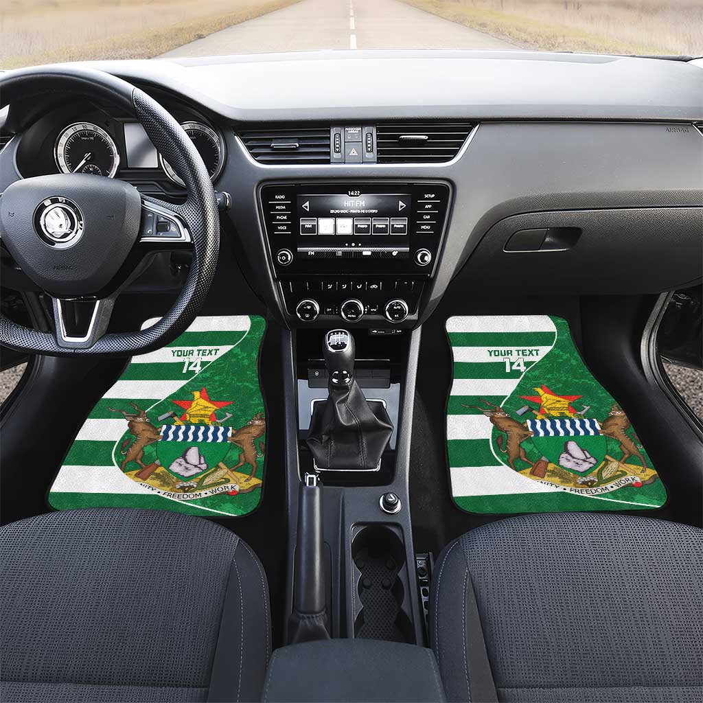 Zimbabwe Rugby Custom Car Mats Sables 3rd Champions Proud - African Pride