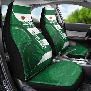 Zimbabwe Rugby Custom Car Seat Cover Sables 3rd Champions Proud - African Pride