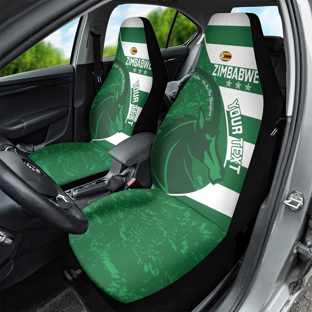 Zimbabwe Rugby Custom Car Seat Cover Sables 3rd Champions Proud - African Pride