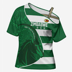 Zimbabwe Rugby Custom Cross Shoulder Shirt Sables 3rd Champions Proud