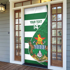 Zimbabwe Rugby Custom Door Cover Sables 3rd Champions Proud