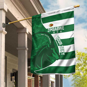 Zimbabwe Rugby Custom Garden Flag Sables 3rd Champions Proud - African Pride