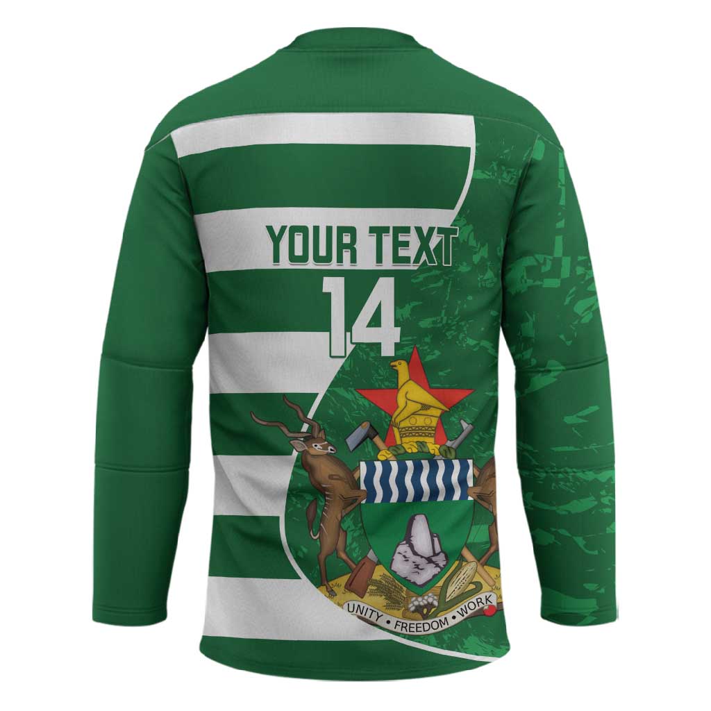 Zimbabwe Rugby Custom Hockey Jersey Sables 3rd Champions Proud