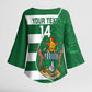 Zimbabwe Rugby Custom Kimono Sleeve Blouse Sables 3rd Champions Proud