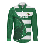 Zimbabwe Rugby Custom Long Sleeve Button Shirt Sables 3rd Champions Proud - African Pride
