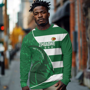 Zimbabwe Rugby Custom Long Sleeve Shirt Sables 3rd Champions Proud - African Pride