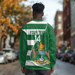 Zimbabwe Rugby Custom Long Sleeve Shirt Sables 3rd Champions Proud - African Pride