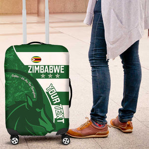 Zimbabwe Rugby Custom Luggage Cover Sables 3rd Champions Proud - African Pride