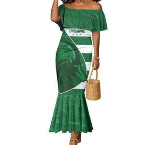 Zimbabwe Rugby Custom Mermaid Dress Sables 3rd Champions Proud - African Pride