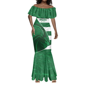 Zimbabwe Rugby Custom Mermaid Dress Sables 3rd Champions Proud - African Pride