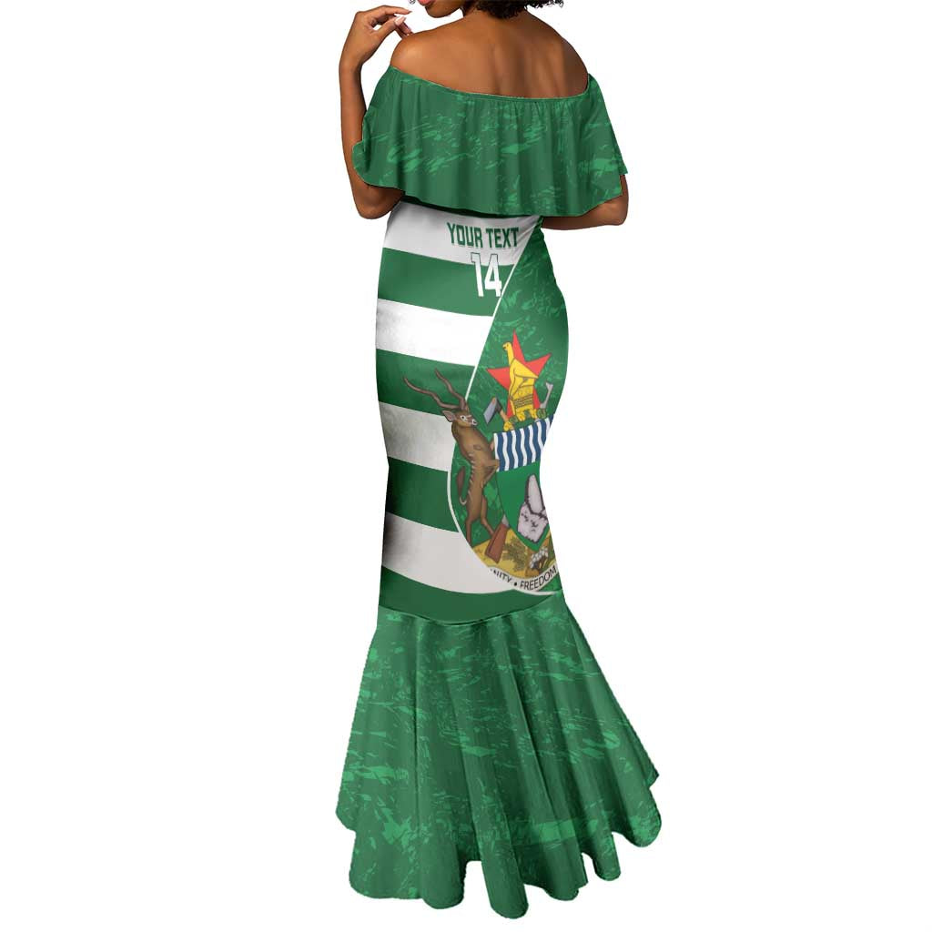 Zimbabwe Rugby Custom Mermaid Dress Sables 3rd Champions Proud - African Pride
