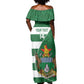 Zimbabwe Rugby Custom Off Shoulder Maxi Dress Sables 3rd Champions Proud - African Pride