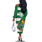 Zimbabwe Rugby Custom Off The Shoulder Long Sleeve Dress Sables 3rd Champions Proud - African Pride