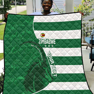 Zimbabwe Rugby Custom Quilt Sables 3rd Champions Proud - African Pride