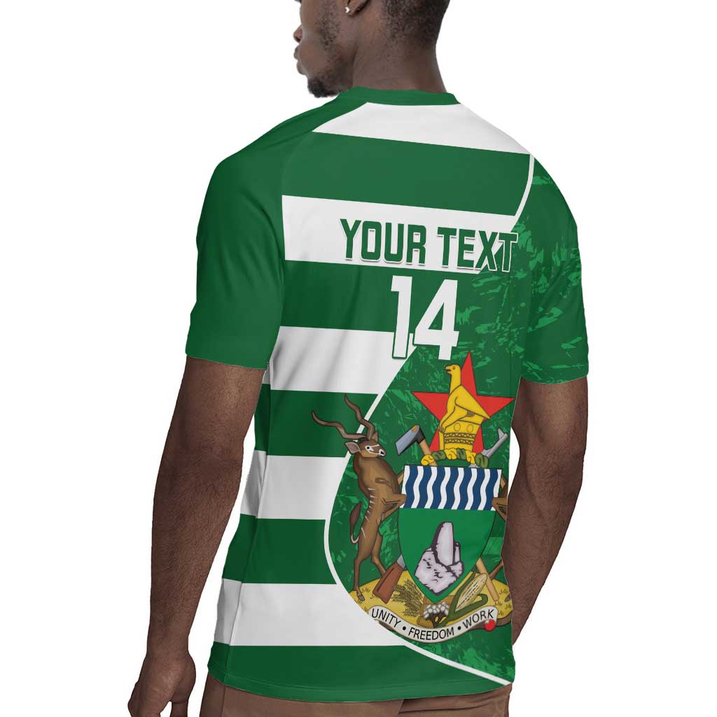 Zimbabwe Rugby Custom Rugby Jersey Sables 3rd Champions Proud - African Pride