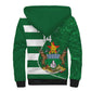 Zimbabwe Rugby Custom Sherpa Hoodie Sables 3rd Champions Proud - African Pride