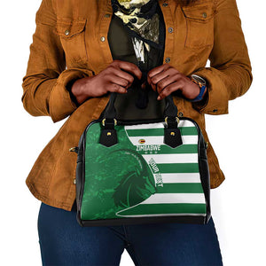 Zimbabwe Rugby Custom Shoulder Handbag Sables 3rd Champions Proud - African Pride