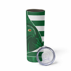 Zimbabwe Rugby Custom Skinny Tumbler Sables 3rd Champions Proud - African Pride