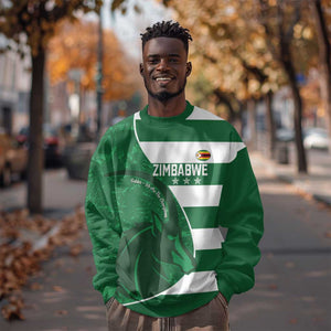 Zimbabwe Rugby Custom Sweatshirt Sables 3rd Champions Proud - African Pride