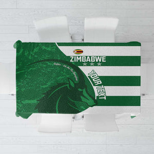 Zimbabwe Rugby Custom Tablecloth Sables 3rd Champions Proud - African Pride
