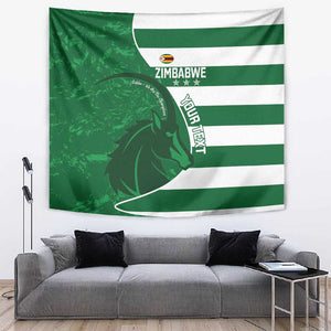 Zimbabwe Rugby Custom Tapestry Sables 3rd Champions Proud - African Pride