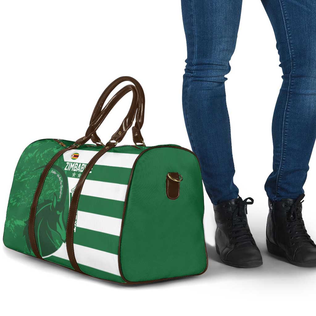 Zimbabwe Rugby Custom Travel Bag Sables 3rd Champions Proud