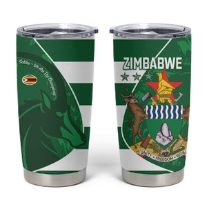 Zimbabwe Rugby Custom Tumbler Cup Sables 3rd Champions Proud - African Pride