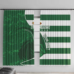 Zimbabwe Rugby Custom Window Curtain Sables 3rd Champions Proud - African Pride