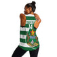 Zimbabwe Rugby Custom Women Racerback Tank Sables 3rd Champions Proud - African Pride