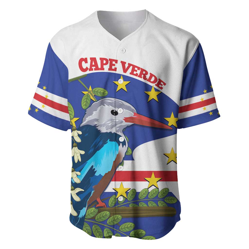 Cape Verde Baseball Jersey Grey-Headed Kingfisher Mix Honey Locust