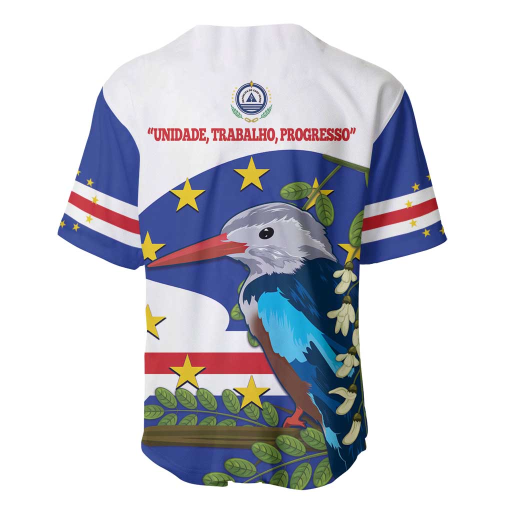 Cape Verde Baseball Jersey Grey-Headed Kingfisher Mix Honey Locust
