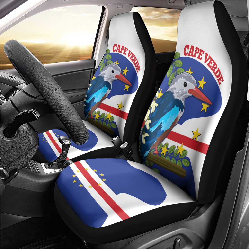 Cape Verde Car Seat Cover Grey-Headed Kingfisher Mix Honey Locust
