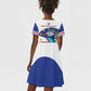 Cape Verde Kid Short Sleeve Dress Grey-Headed Kingfisher Mix Honey Locust
