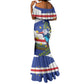 Cape Verde Mermaid Dress Grey-Headed Kingfisher Mix Honey Locust
