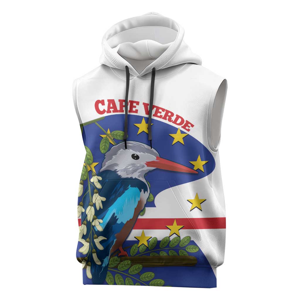 Cape Verde Sleeveless Hoodie Grey-Headed Kingfisher Mix Honey Locust - African Pride