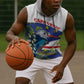 Cape Verde Sleeveless Hoodie Grey-Headed Kingfisher Mix Honey Locust - African Pride