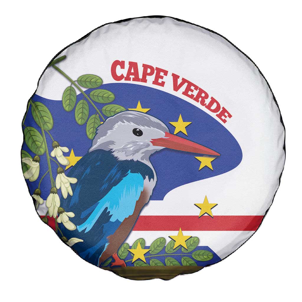 Cape Verde Spare Tire Cover Grey-Headed Kingfisher Mix Honey Locust