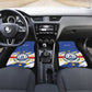 Personalized Cape Verde Car Mats Coat Of Arms - African Pattern
