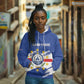 Personalized Cape Verde Hoodie Coat Of Arms - African Pattern
