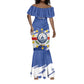 Personalized Cape Verde Mermaid Dress Coat Of Arms - African Pattern