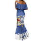 Personalized Cape Verde Mermaid Dress Coat Of Arms - African Pattern