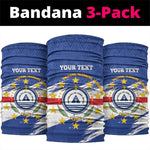 Personalized Cape Verde Neck Gaiter Coat Of Arms - African Pattern LT14