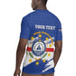 Personalized Cape Verde Rugby Jersey Coat Of Arms - African Pattern