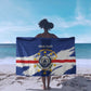 Personalized Cape Verde Sarong Coat Of Arms - African Pattern