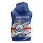 Personalized Cape Verde Sleeveless Zip Hoodie Coat Of Arms - African Pattern - African Pride
