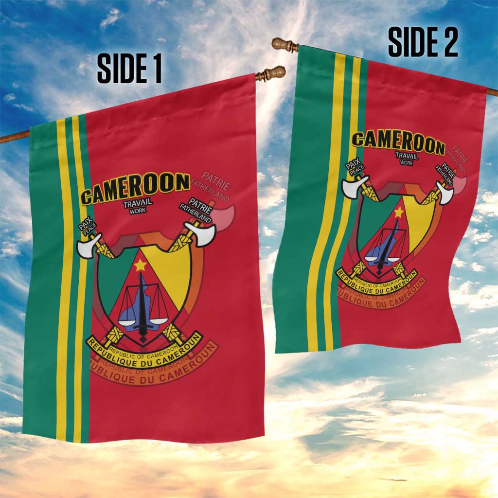 Cameroon Happy Unity Day Cameroun Coat Of Arms Garden Flag