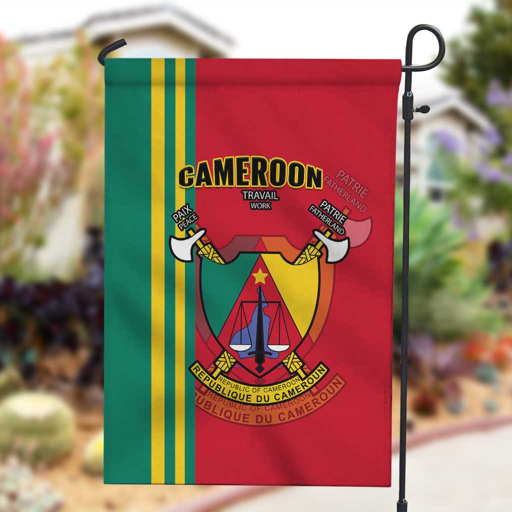 Cameroon Happy Unity Day Cameroun Coat Of Arms Garden Flag