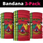 Cameroon Happy Unity Day Cameroun Coat Of Arms Neck Gaiter - African Pride